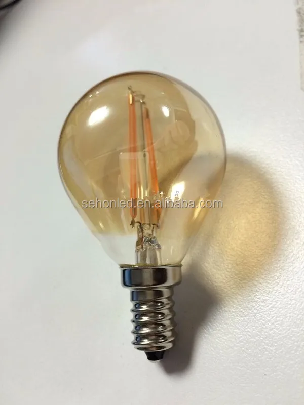 Edison Retro Bulb G45 Led 2w 4w 6w Filament Light Bulb E27 E14 220v Glass Shell Vintage Style Led Lamp