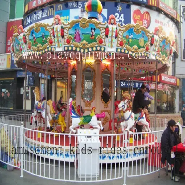 
Video Available!!! Derun Rides fiberglass amusement park carousel horses for sale 