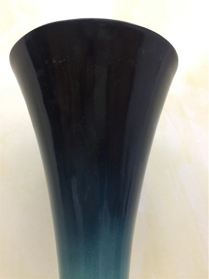 Напольная стойка, большая высокая зеленая цветная Цветочная ваза из стекловолокна