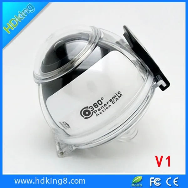 HDKing V1 waterproof 16MP WIFI function motor bike gear 360 camera diving helmet camera