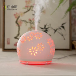 Carved ceramic electric diffuser essential oil accessories electric perfume and mist diffuser electric fragrance oil lamp