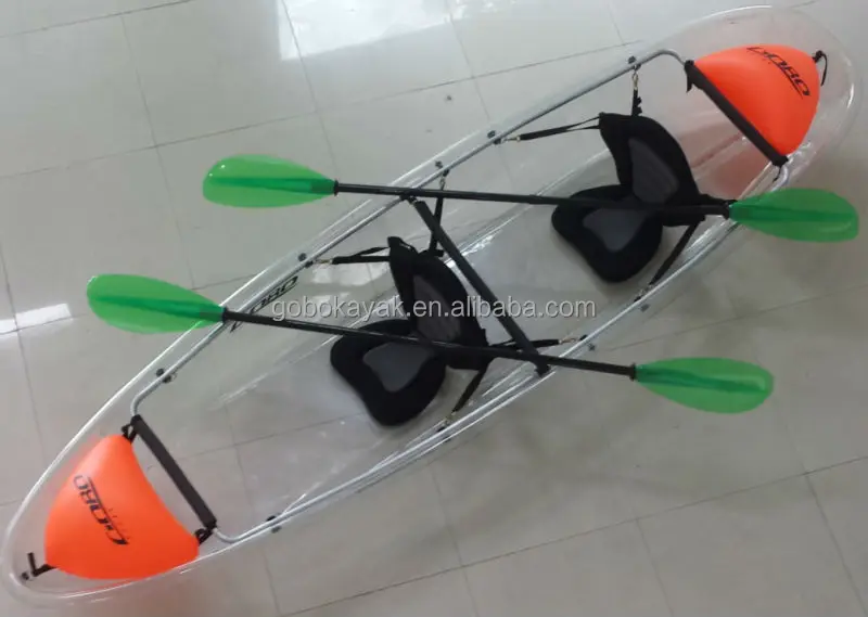Clear Kayak Transparent Sit on Kayak Gobo Kayak Double 3.1 - 4m Special