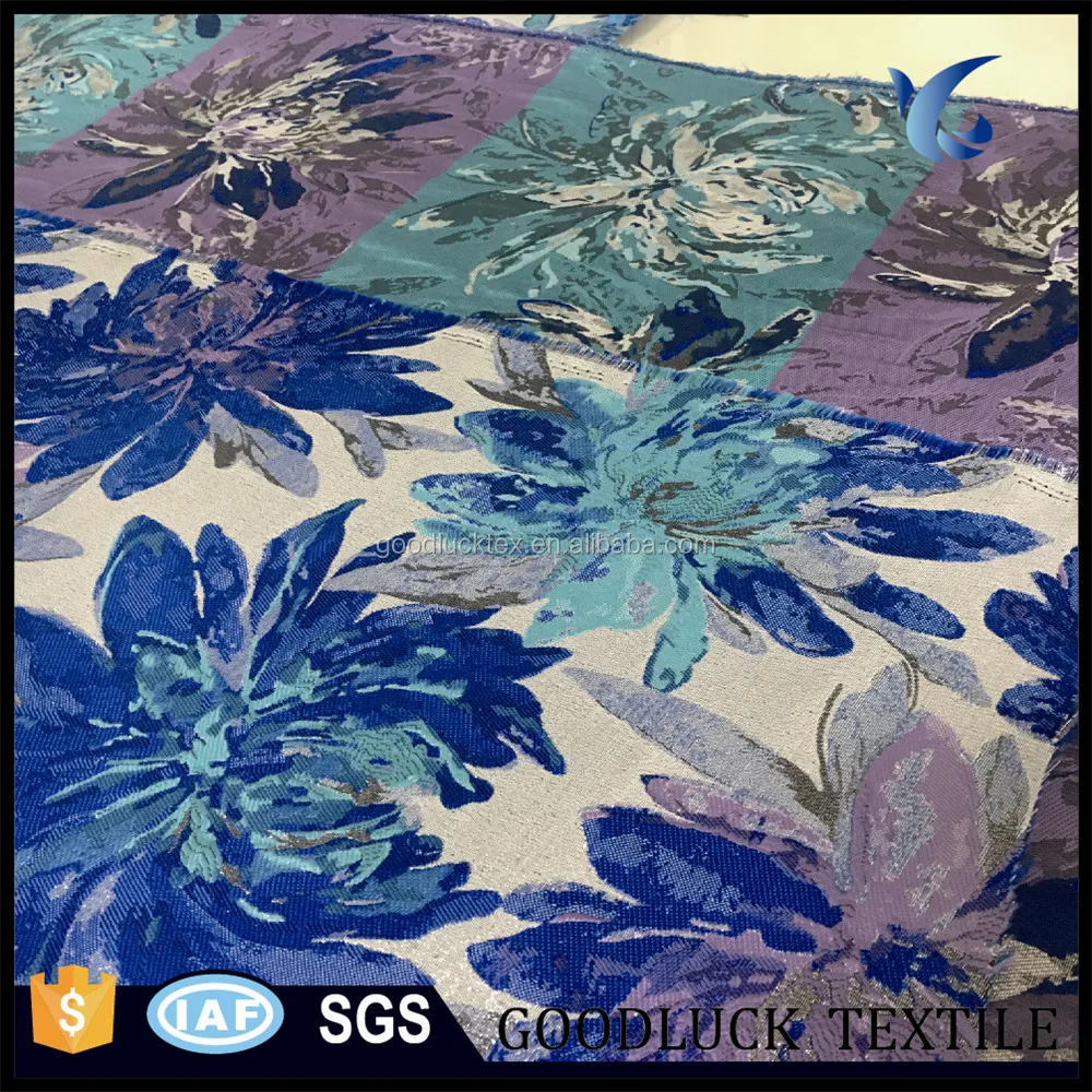 Flower Brocade Dress Fabric For Wedding