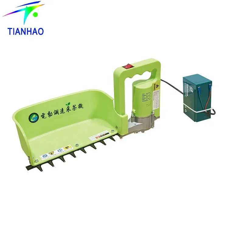 TH Newest Mini Battery Powered Tea Leaf Plucking Machine For Tea Plantation