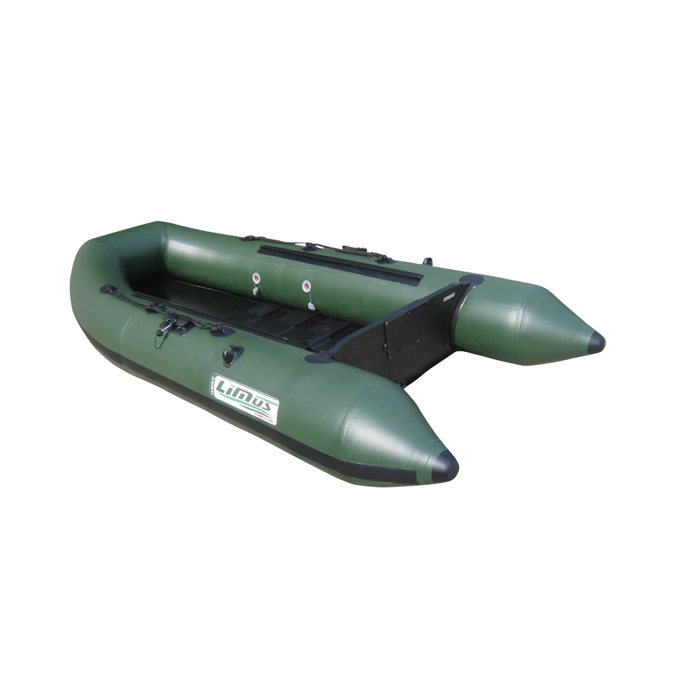 Commercial 0.9mm PVC Hull Inflatable Fishing Kayak Boat Wholesale 235cm with Paddle