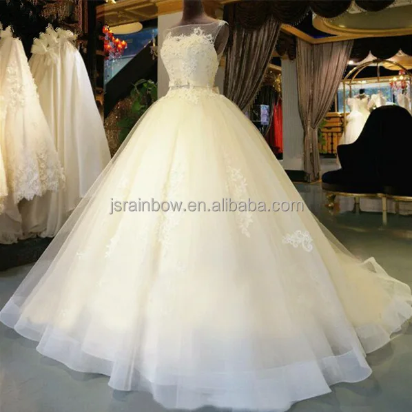 
Wholesale wedding dress lace hollow out woman sexy wedding dress 2019 