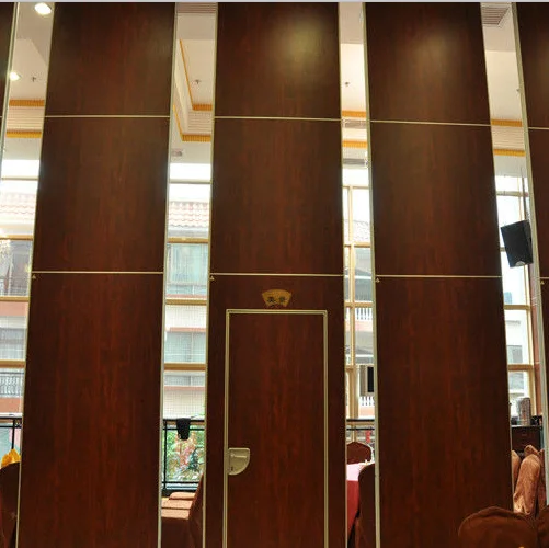 Oman Hotel sliding partition soundproof sliding wall partitions with top track