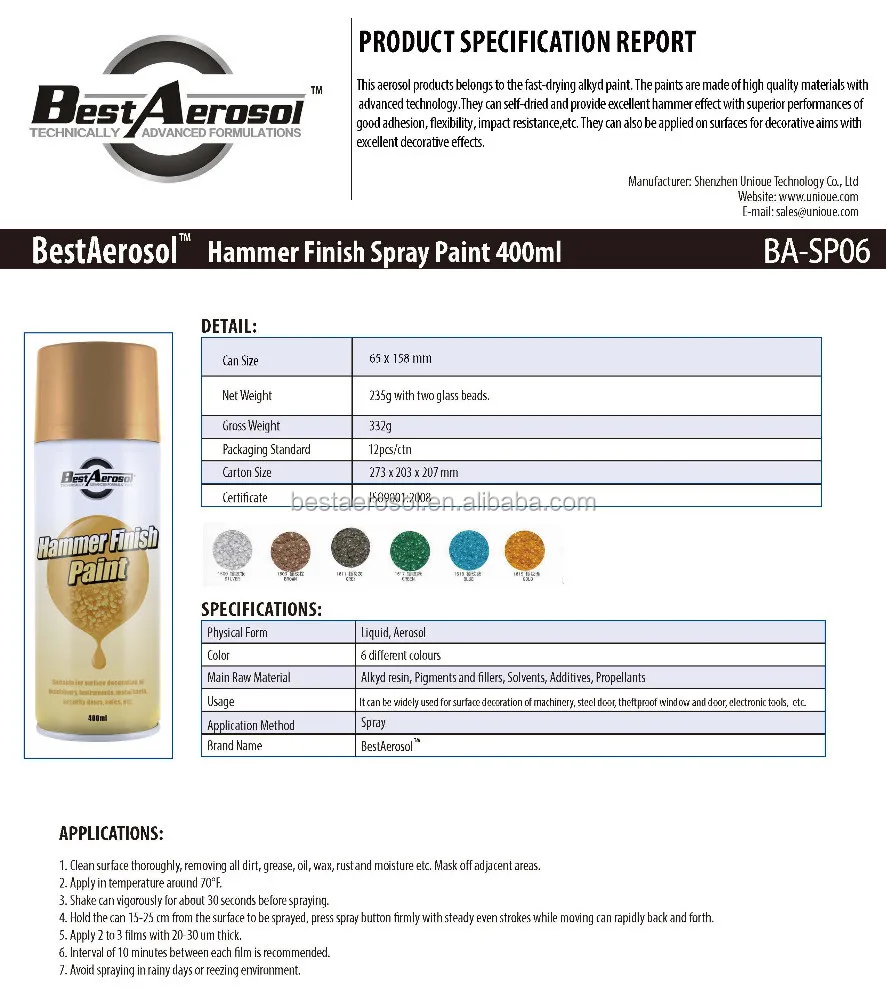 Hammer Acrylic Spray Paint