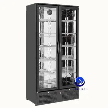 Weili Double Doors Upright Energy Drink Beer Fridge