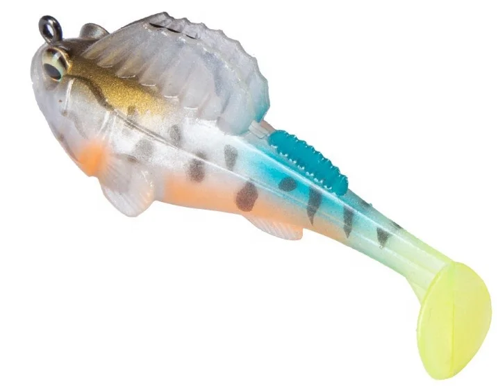 Manufacturer to Japan 8cm Soft Lead head swim jumping fish bass fishing bait lures with mustad hook