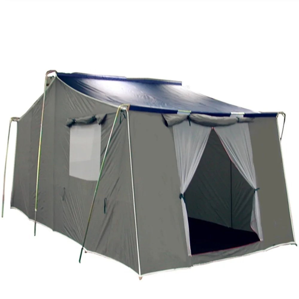 Heavy Duty Steel Frame Big Camp Military Grade Tent Waterproof Rescue Shelter Engineering Tent