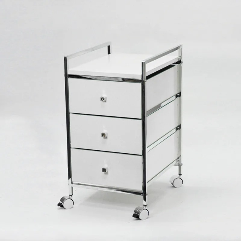 3 Tier Plastic Home Storage Trolley Cart with Drawers