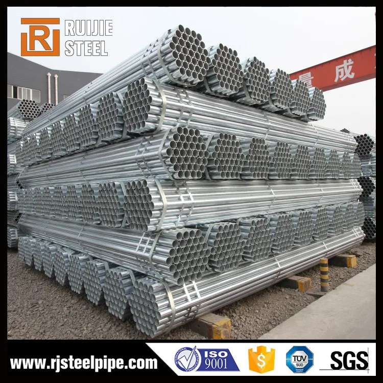 Горячая оцинковка полого профиля, горячая оцинковка круглая труба, горячая оцинковка углерода трубы