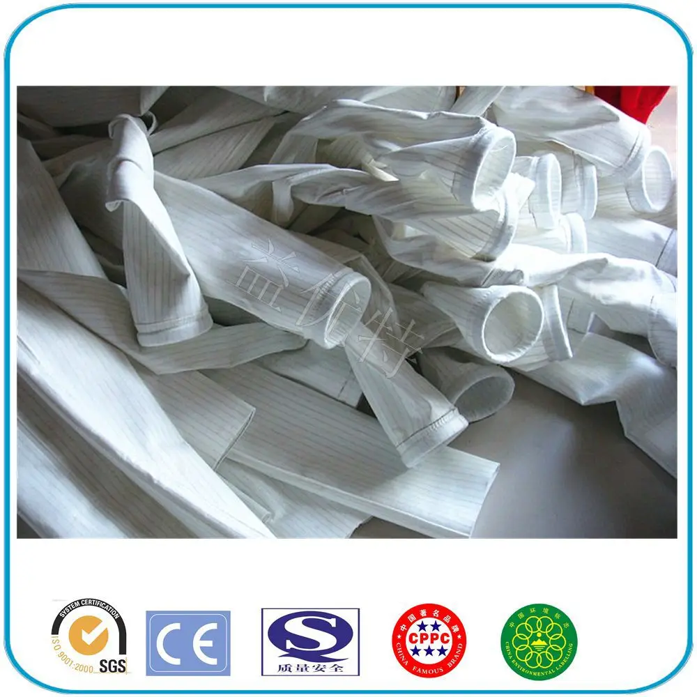 
Polyester Needle punched dust filter bag/Filter sock Filter sleeve 