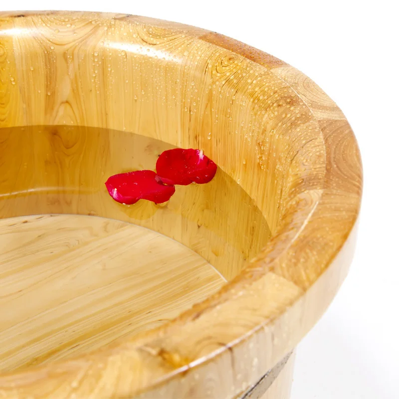 Spa pedicure wooden foot tub make your feet smooth and beautiful