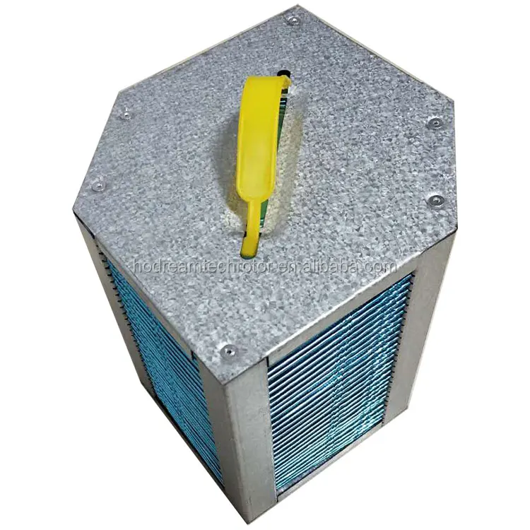 
2-side press shaping cross counter flow antiseptic hydrophilic aluminium foil air hrv core 