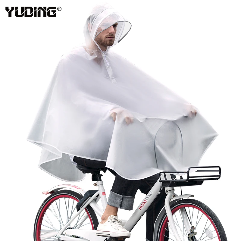 Custom good quality waterproof printed bike rain coat poncho for cycling