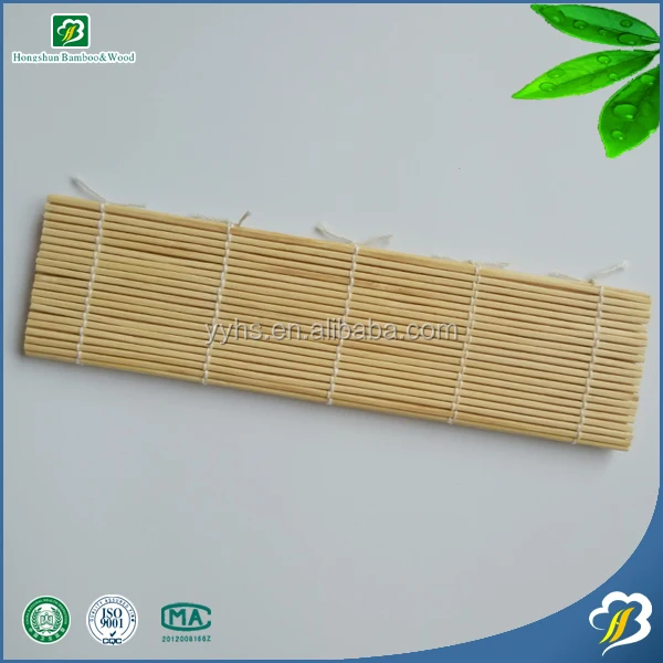 Bamboo rolling mat for sushi making