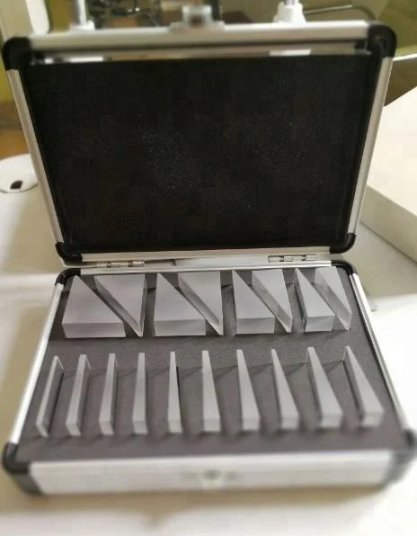 optical ophthalmic prism lens set with glass material