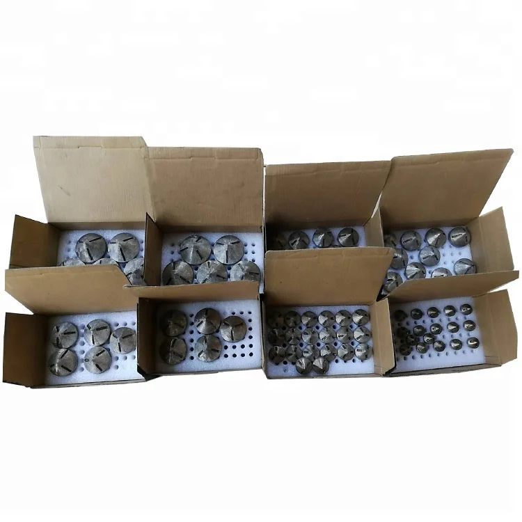 China Manufacturer custom made Diamond glass grinding head with slot