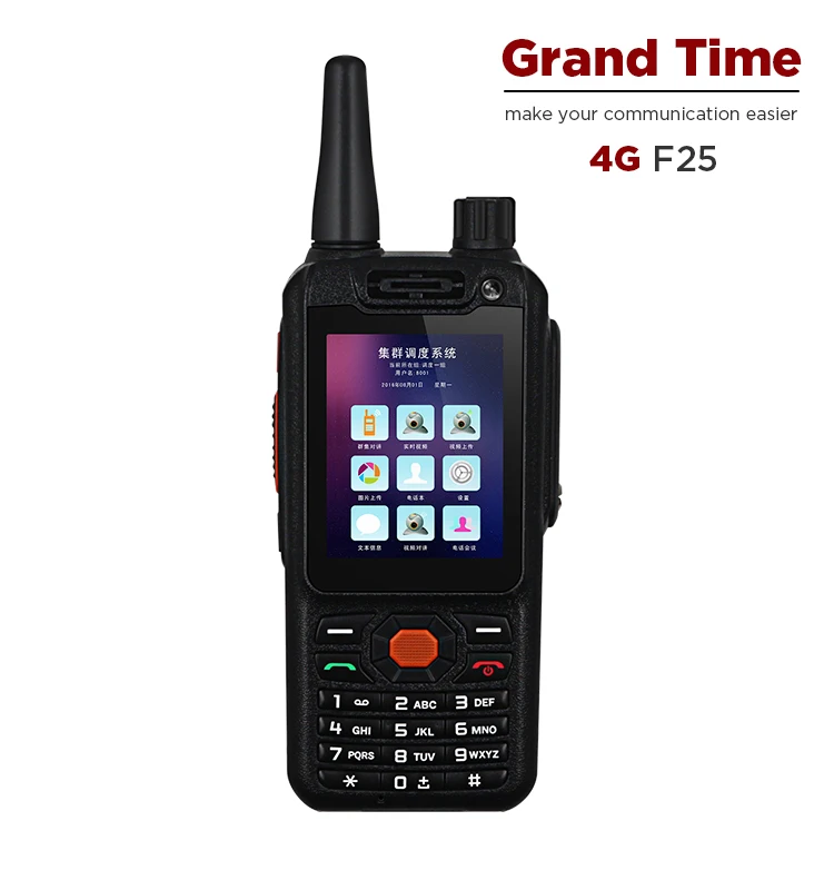 Grandtime RTS Factory Direct Low Price Portable Radio Dual Camera Android Wifi 4G 3G Long Range Radio With GPS