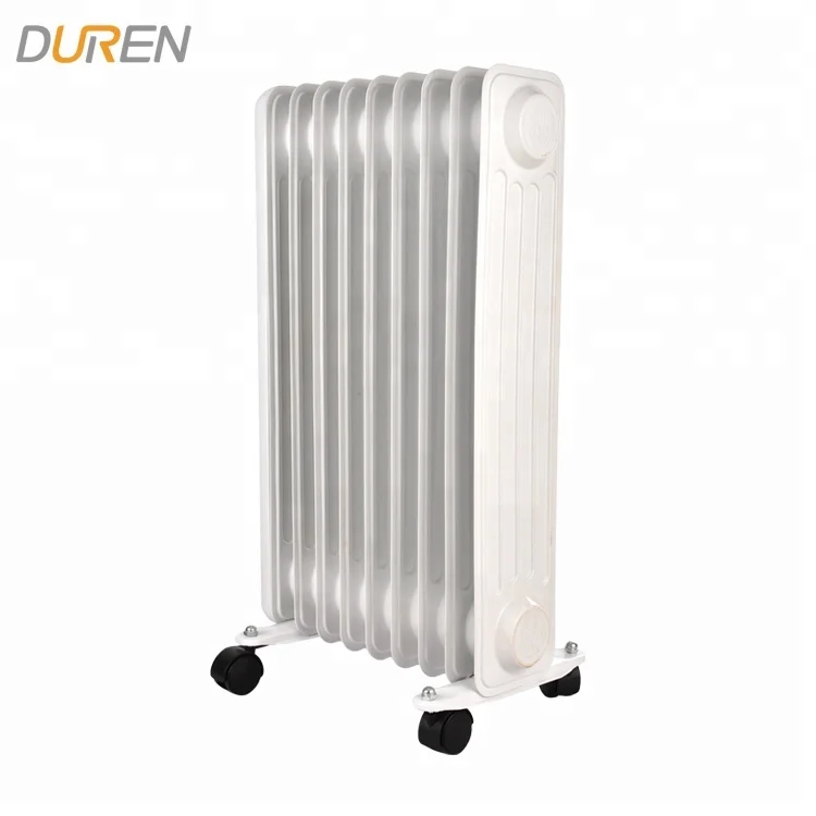 Greenhouse oil-filled heaters indoor baseboard radiator caster wheel oil filled heater