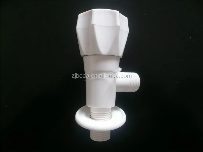 Индии черной ручкой abs угловой вентиль с прямым углом петух с хромо-латунным покрытием (BD-73)