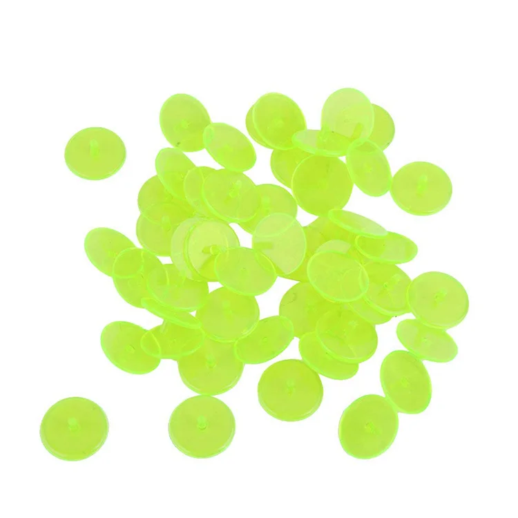 Transparent Round Plastic Pink Golf Ball Marker