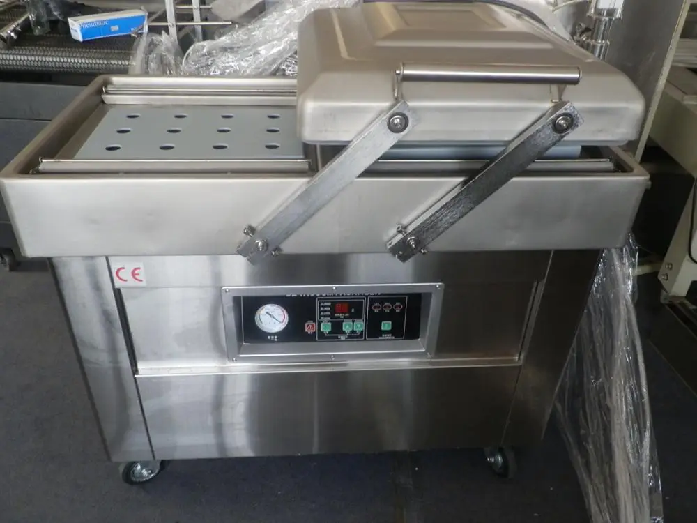 DZ-500/2 Double chambers vacuum packing machine double chambers vacuum sealer