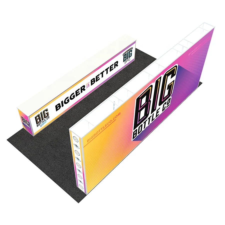 Tawns 20ft Portable and Easy Install Aluminum Backlit Trade Show Exhibition Booth for Expo Display Stand