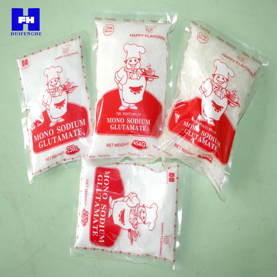 Huifenghe MSG 99% purity halal approved monosodium glutamate / MSG/SEASONING Salted Monosodium Glutamate; SALTED MSG