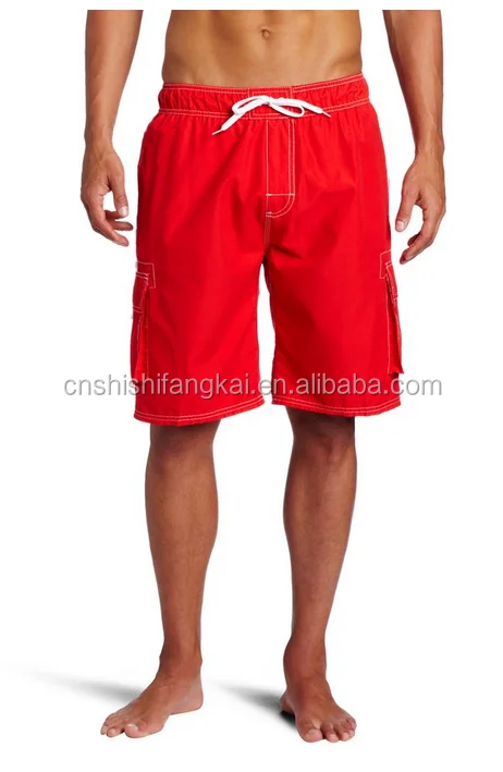 High quality grid printed 4 way stretch board shorts men swim short beach short boardshort skate short active short swimsuit bat