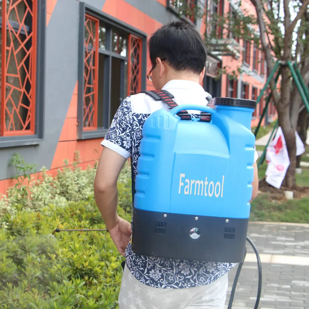 16lit PE Electric Backpack battery Pump agriculture knapsack Sprayer 12V Power