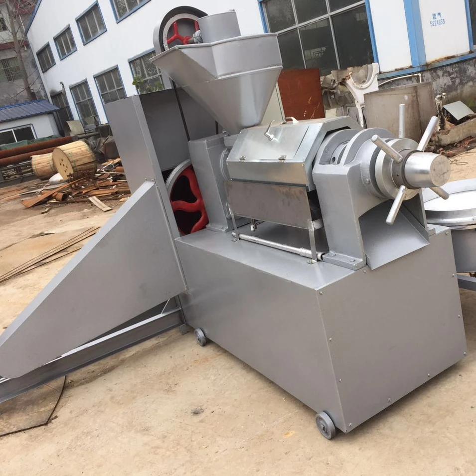 Stainless steel coconut oil cold screw press machine