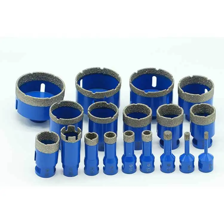 Good Quality Stable Performance Hole Saw Wet Drilling Germany 38mm Diamond Core Vacuum Brazed Dry Porcelain Drill Bits