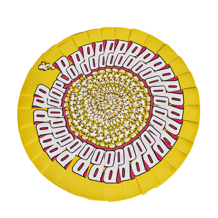 In stock sharp bottom standard greaseproof sealable paper biodegradable custom microwave popcorn bag