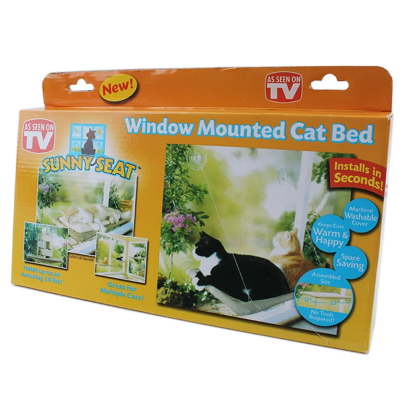 High Quality   Cat Bed Window Mounted Hammock
