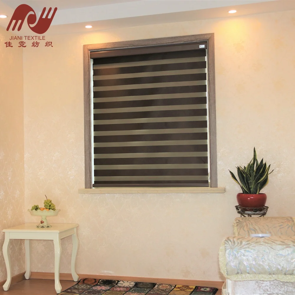 
good quality kitchen Indoor home window day night roller zebra fabric blinds 