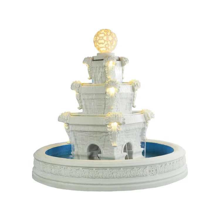 Large Outdoor Home & Garden Decorative LED Light Ball Water Fountains