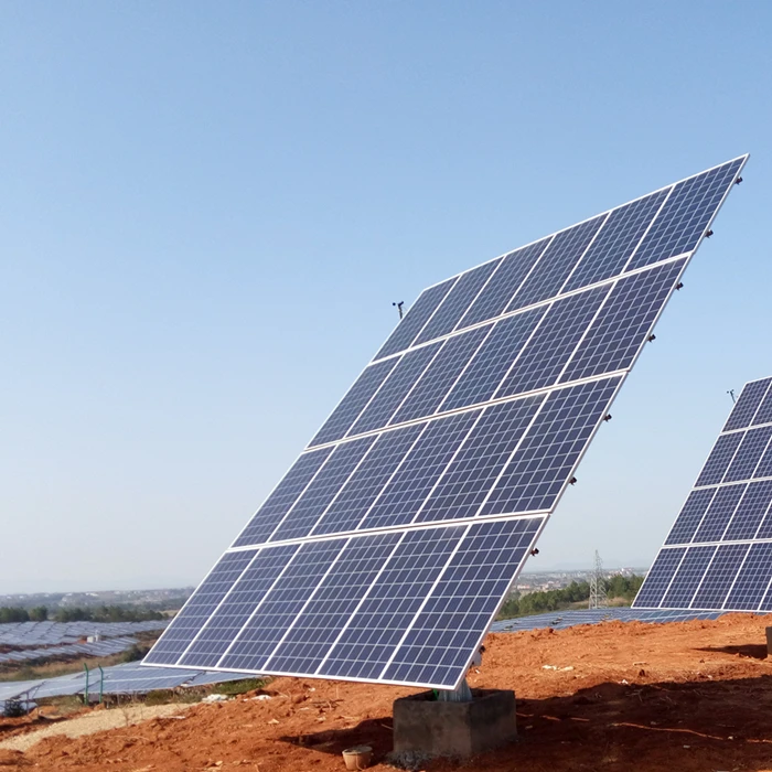 Горячее цинкование 7kw после солнца 2 оси солнечной энергии с двумя осями высокой точности комплект системы крепления