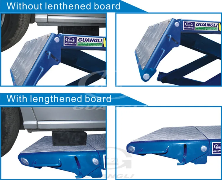 220v underground hydraulic scissor car lift bridge