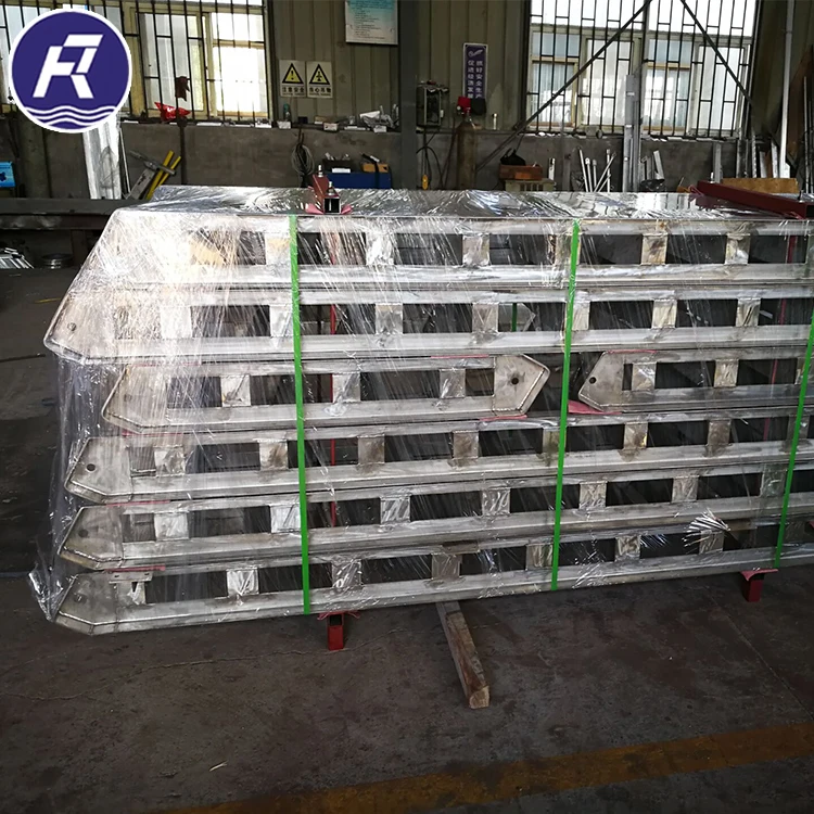 Marine Aluminium accommodation Ladder with wheels