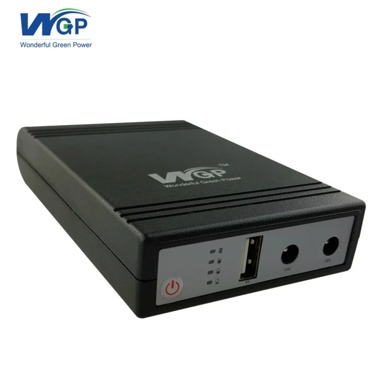
2020 portable mini ups power bank 5V 12V 1A backup battery 4400mAh ups powerbank for mobile and router 