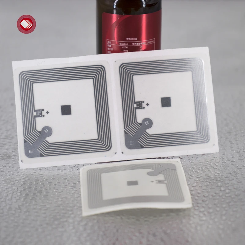 Custom 13.56mhz Nfc  213 215 216 Hf Rfid Wet Dry Inlay Access Control Card PET Coated Paper