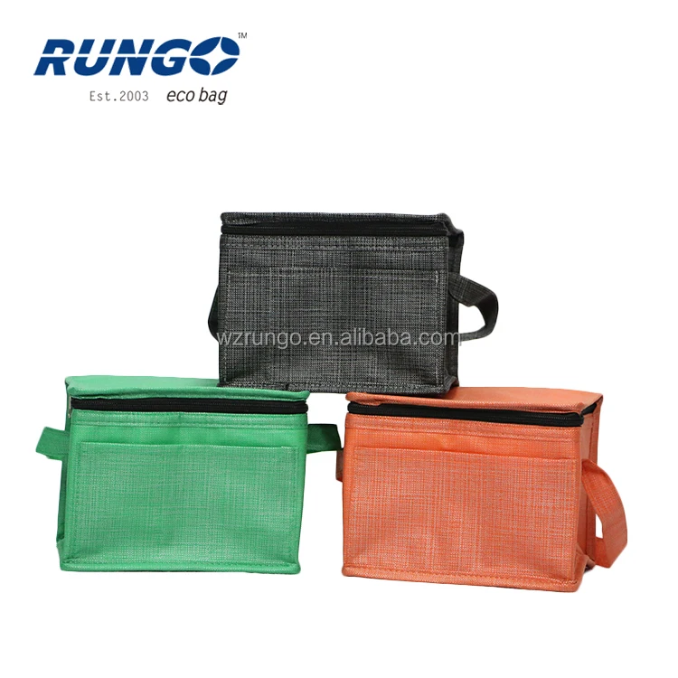 Reusable Outdoor Party Picnic Foods Drink Beer Fruit Insulated Non Woven Aluminium Foil Cooler Bag