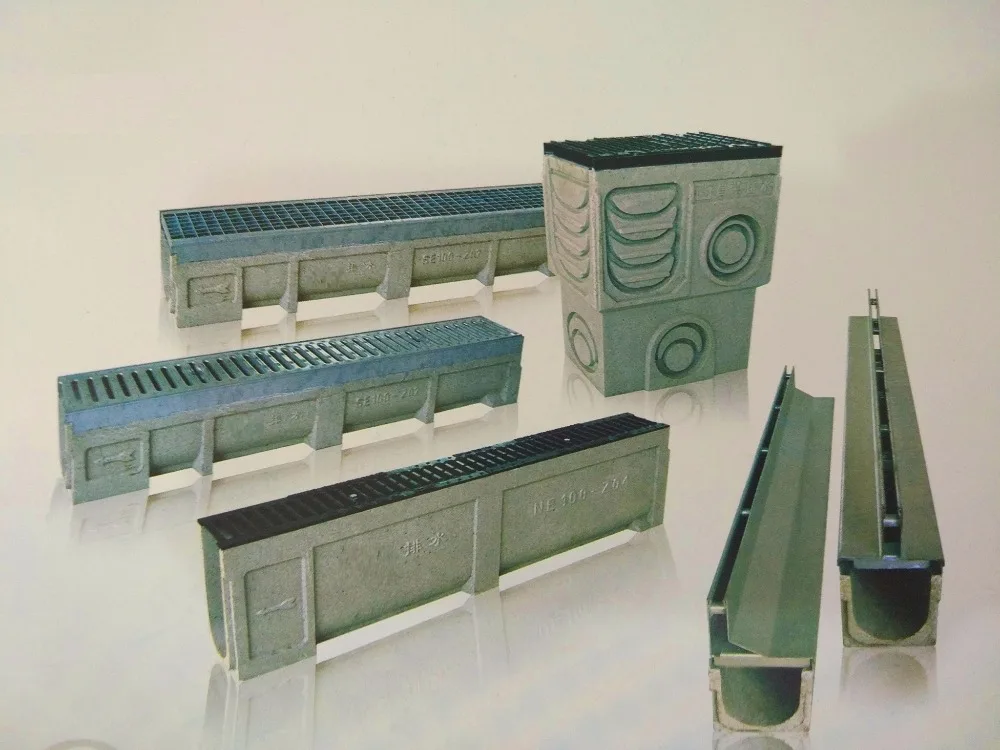 
Rainwater resin concrete sewer 