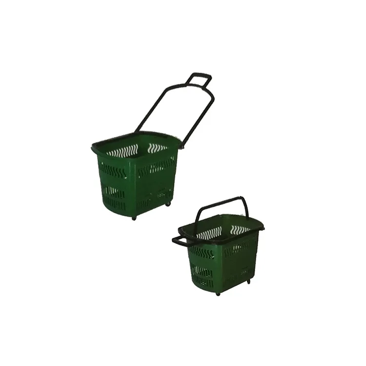 China supplier high quality colorful supermarket plasticshopping basket