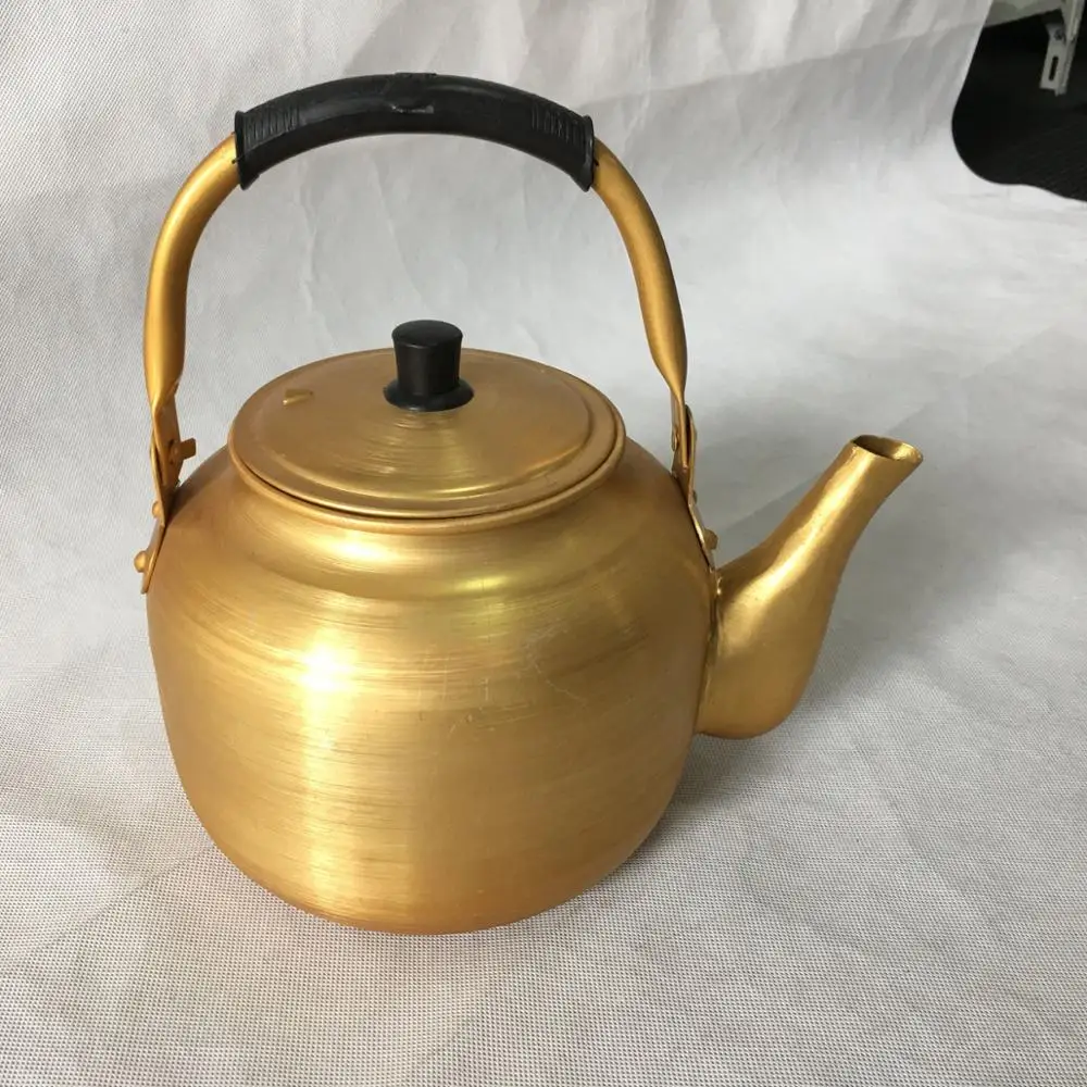 Aluminium Yellow Kettle Water Jug welding mouth
