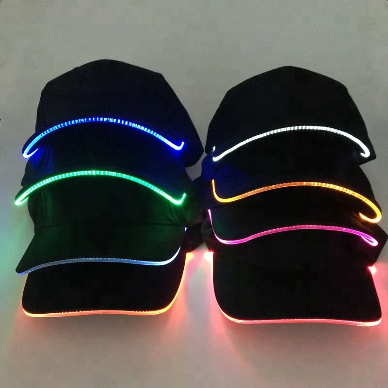 Baseball LED Caps Hats With Built-in LED  Light