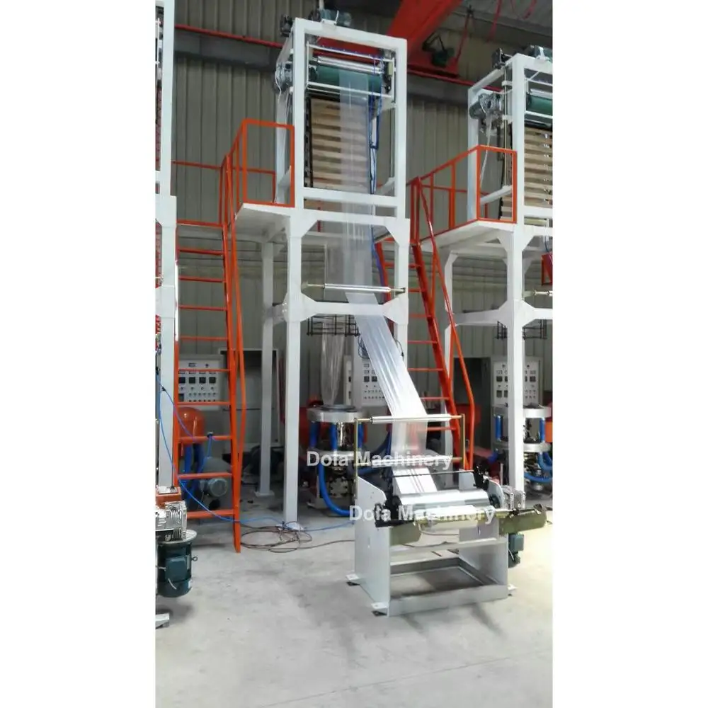 Manufacture Single Screw Blown HDPE LDPE PE Plastic Film Extruder Line Price